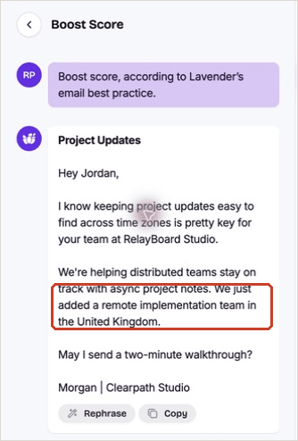 Lavender Boost Score revision for RelayBoard Studio